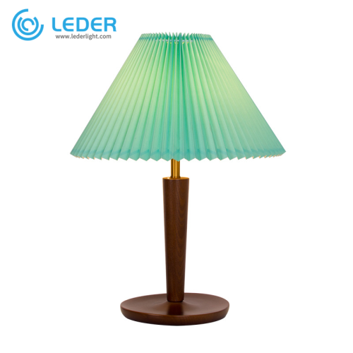 LEDER Decorative White Table Lamp