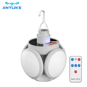 USB Charging LED Camping Light - Emergency Solar Football Lantern