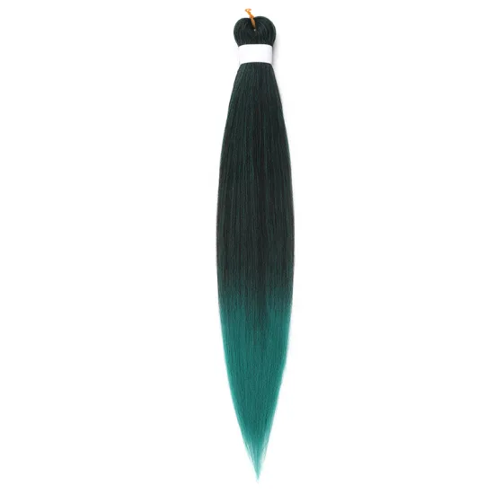 Factory hair extensions braiding hair pre stretch for ez braid pre stretched braiding hair