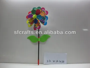 Hot sale garden pinwheel toys for chidlren,kids toy windmill