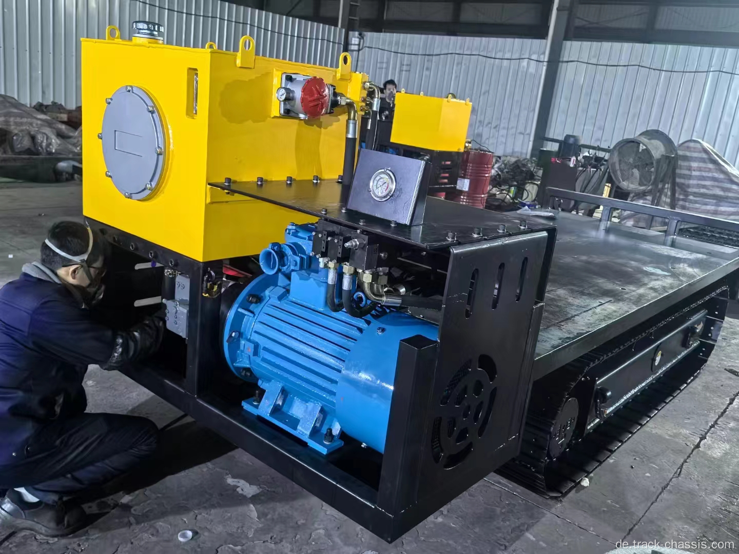 3T-Gummi-Strecke-Fahrwerk Chassis für Mini-Excavator