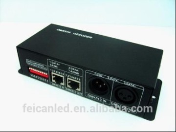 3 Channel Good seller RGB led dmx decoder led driver