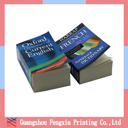 High Quality Soft Cover Oxford English Dictionary Book Printing