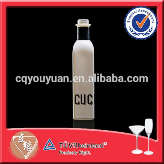 Clear Glass Square Extreme Glass Bottle 500ML Olive Oil Bottle 500ML