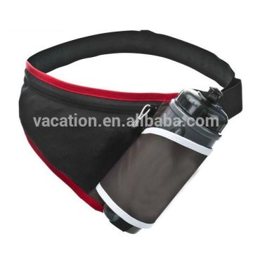 men fashion fabric water bottle waist bag
