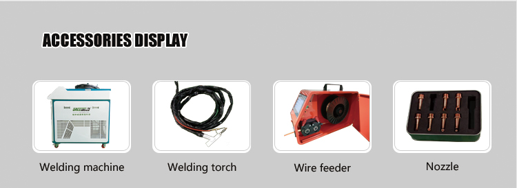 2021 1KW 1,5kW 2KW Laser Laser / Máquina de soldagem a laser de fibra portátil portátil