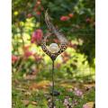 Garden Crackle Glass Globe Stake Lights