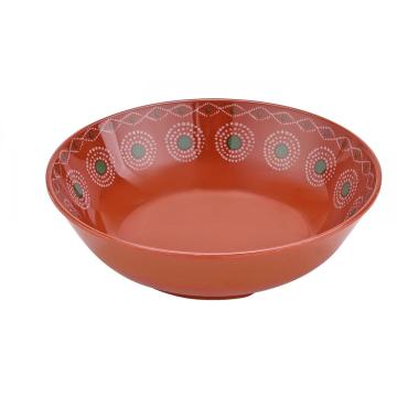 6 Inch Melamine Shallow Bowl Set of 6