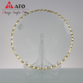 Ato Plates Gold Rim кругло