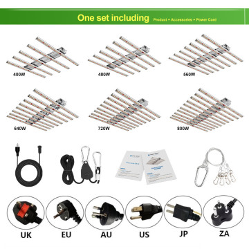 Barra LED de luz para crescer tenda