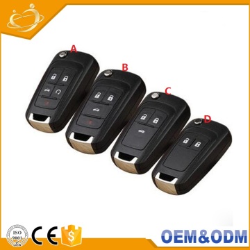 Brand New 2 Buttons Remote Flip Folding Car Key Cover Shell for Buick