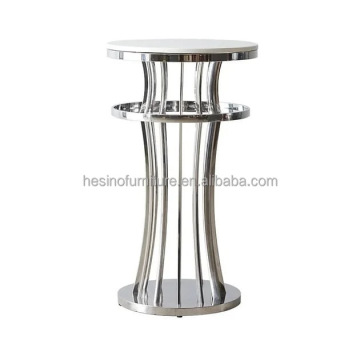 Wholesale Round Gold Cocktail Table for Wedding Banquet and Outdoors