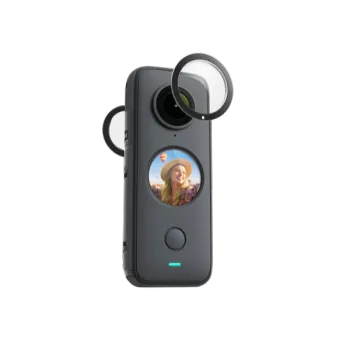 1set Lens Insta360 ONE X2 Sticky Lens Guards with Double-sided Adhesives Prying Tool for Insta360 ONE R/X2 Camera RC Parts