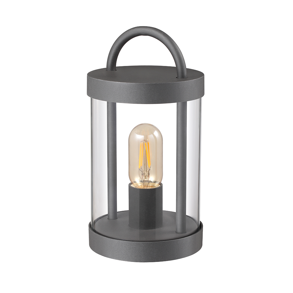 E27 Outdoor Bollard Lamp with cable and plug