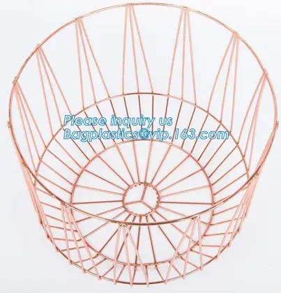 Wire Laundry Baskets For Babies, Handled metal wire baskets iron laundry storage baskets with fabric lining