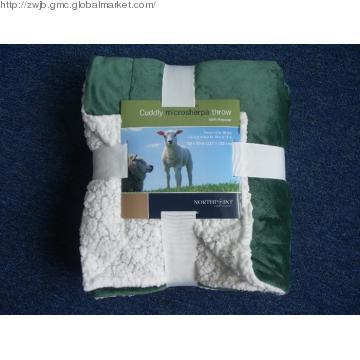 Sherpa throw blanket
