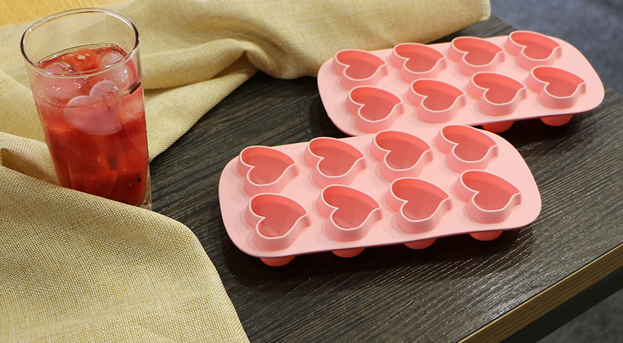 Heart Silicone Ice Cube Trays
