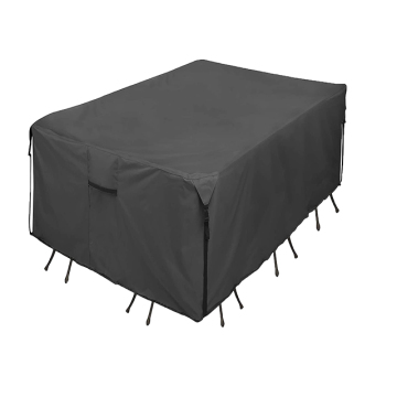 Cover da tavolo rettangolare impermeabile per tavoli da pranzo e sedie per esterni