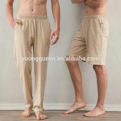 NT33 spring summer mens cotton loose pajama pants trousers & Shorts