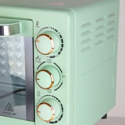 Stainless Steel Electric Oven for Home Use: Perfect for Baking Bacon, Pastries, Cakes, and Bread