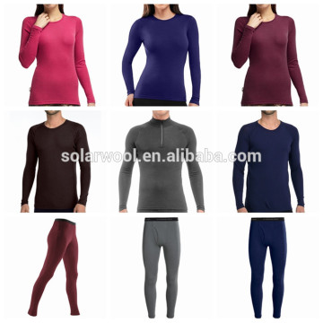 100% Merino Wool Underwear Long Johns Professional Factory