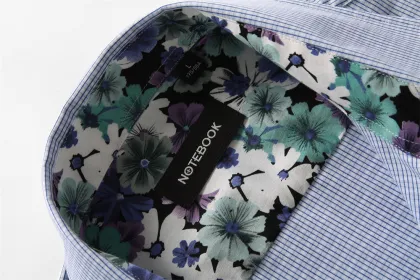 Men Flower Pattern Printed Casual Shirts