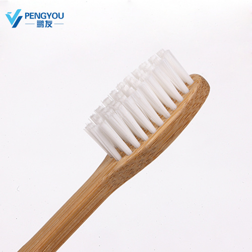 Escova de dentes de bambu natural biodegradável