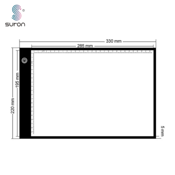 Table de tracé de la planche à dessin Suron pour les artistes