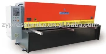 CNC Hydraulic Swing Beam Shearing Machine / CNC shearing