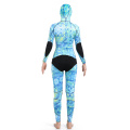 Seaskin Ladies Blue Ocean Camo Spearfishing Suit