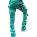 Men Fit Fit Outdoor Mid -Mid Wist Men Jeans