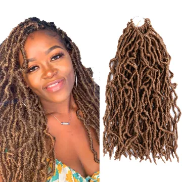 Wholesale Price Loc Extension Bobbiboss Nu Faux Locs Faux Ombre 36 30 18 14 Inch Colored Bobbi Nu Faux Locs