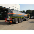 28cbm 3 Axles H2SO4 Trailers Tanker