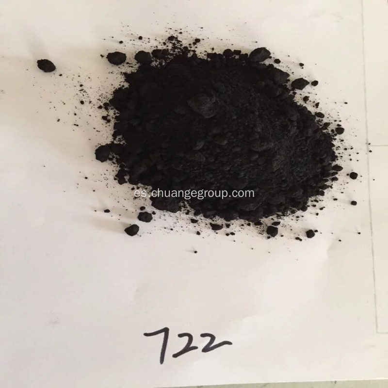 Óxido de hierro de pigmento negro 722 para mezcla de concreto