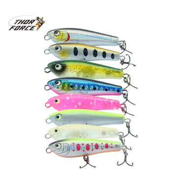THORFORCE 50mm 2.2g Pencil Lure - Top Water Walk the Dog Fishing Lure for Freshwater