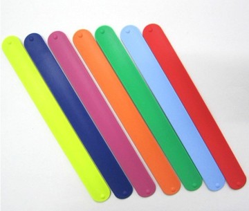 active demand printing various pattern candy color neon slap bracelet