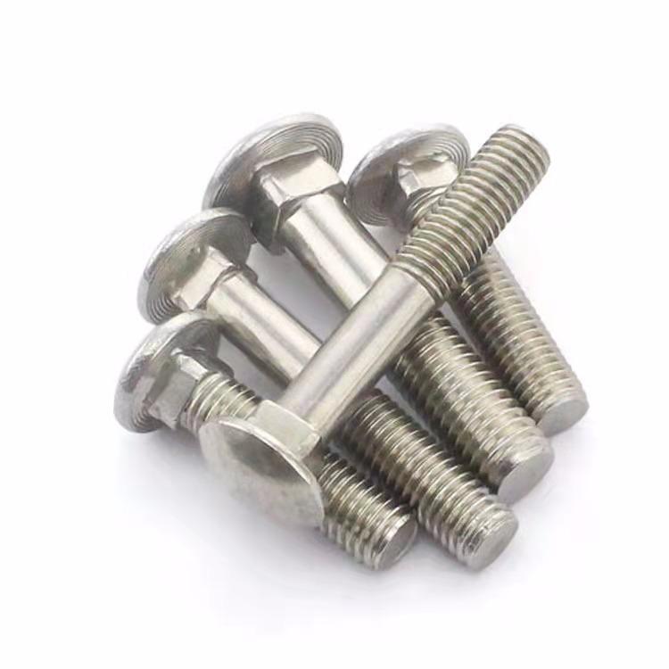 DIN 603 Carbon Steel Square Neck Carriage Bolt with Mushroom Head Hex Bolt Type