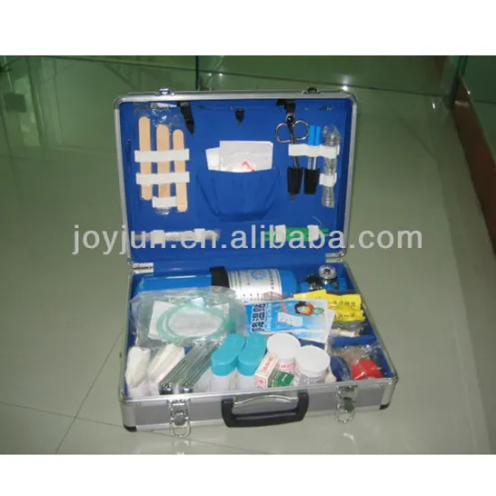 aluminum metal first aid kit box for factory or mining