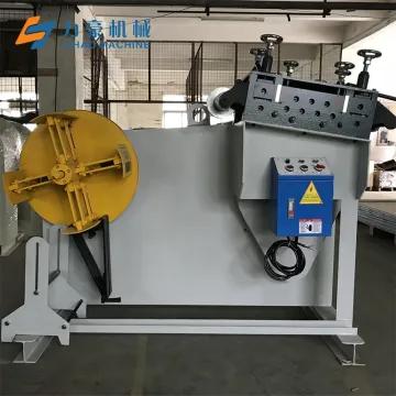 NC Servo Feeder Decoiler Straightener 2-in-1 Line for Metal Steel Strip Coils