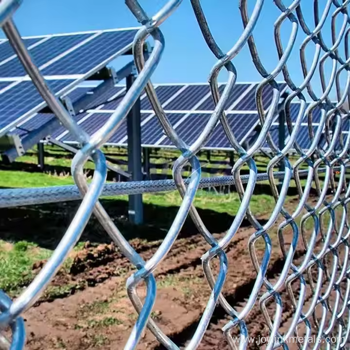 Green Vinyl Chain Link Fence Fabirc