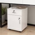 Custom Wood 3 Drawer File Cabinet with Lock