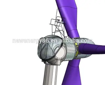 60kw Pitch controlled horizontal axis wind turbine