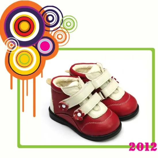 Soft Infant Toddler Baby Girl Boots in Red