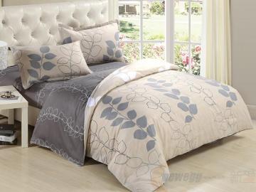 quilt cover and bed sheet aplic work cotton sateen