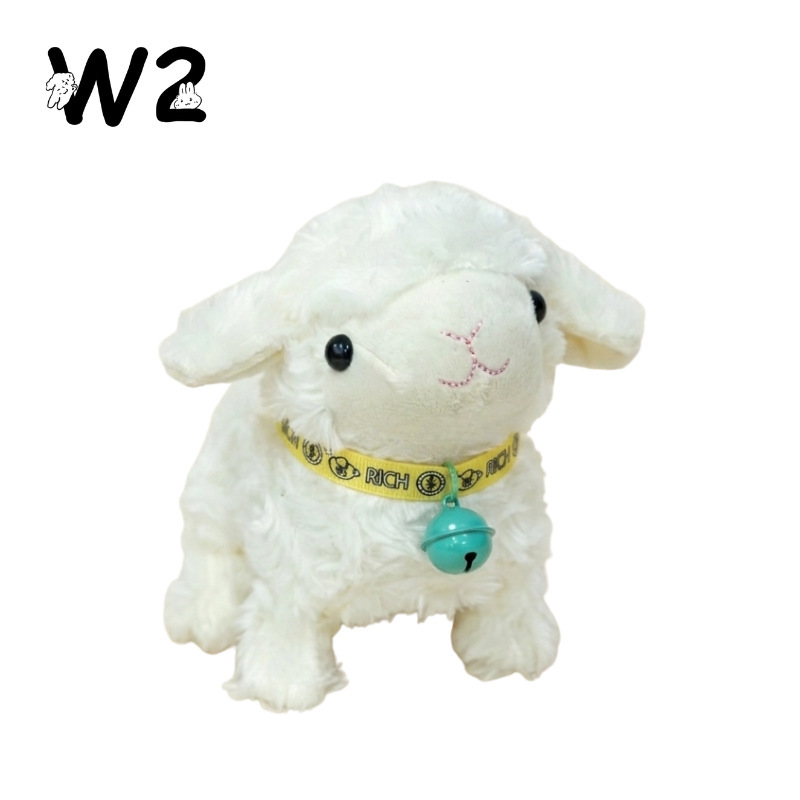 Electric Plush Lamb Toy With Bell