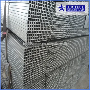 Pre-galvanized steel square pipes