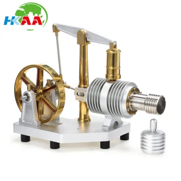 Precision CNC Machined Hot Air Brass/Stainless Steel Steam Engine Model for Toys