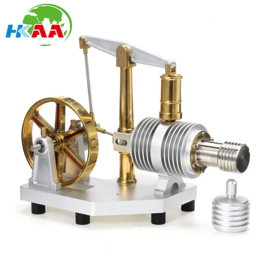 Precision CNC Machined Hot Air Brass/Stainless Steel Steam Engine Model for Toys