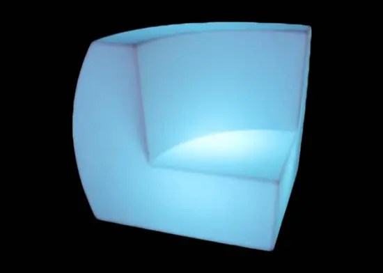 Multi Color Waterproof LED Sofa Chair for Night Clube Party