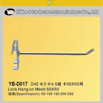 Single wire display hook mesh hanging hook